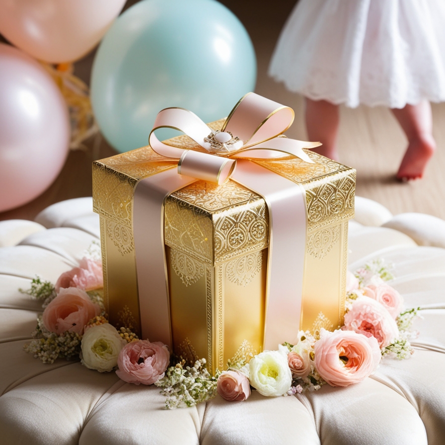 ۷ ایده هدیه طلا برای نوزاد دختر