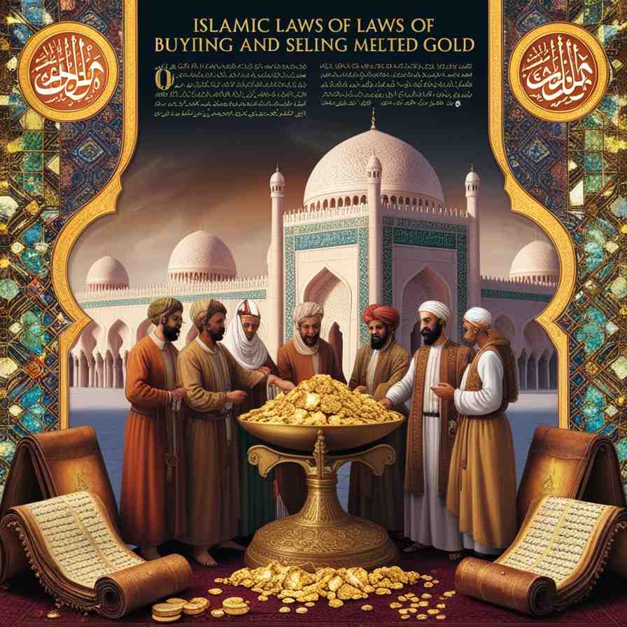 حکم شرعی خرید و فروش طلای آب شده؛آیا خرید طلای آب شده حلال است؟