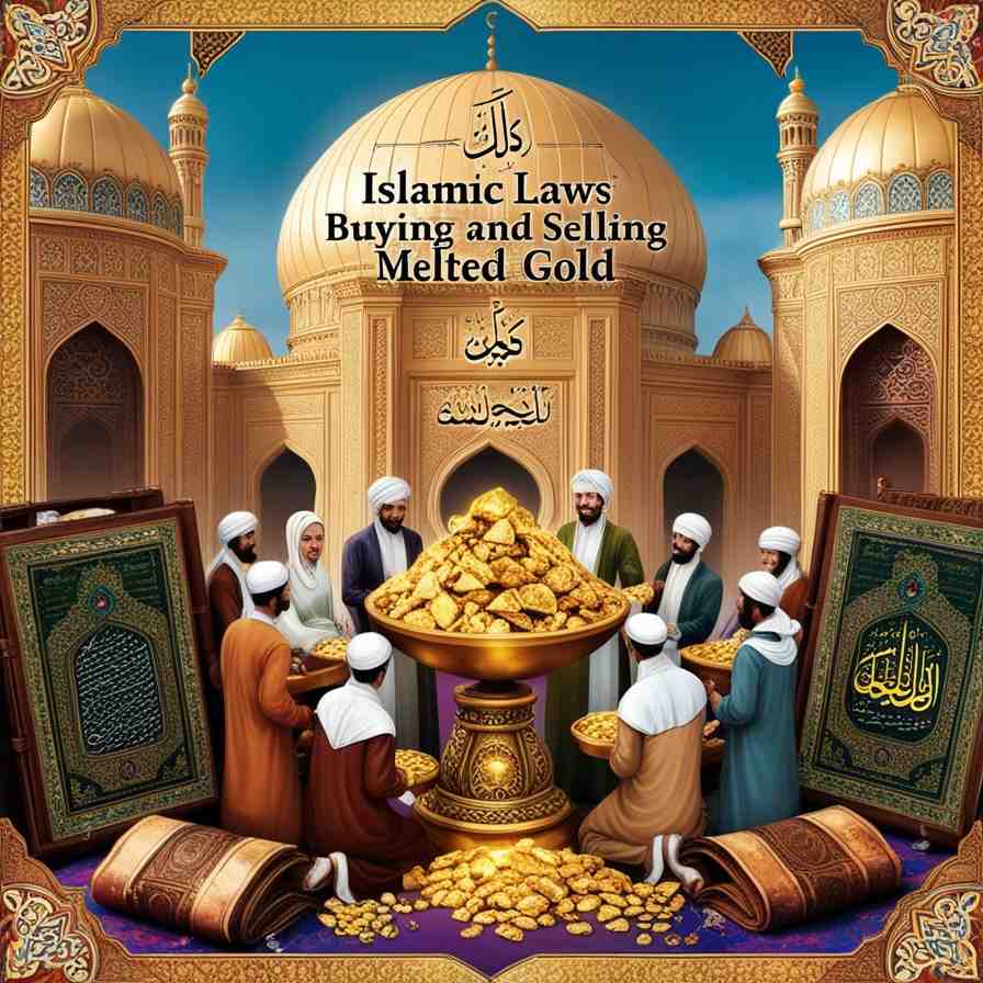 حکم شرعی خرید و فروش طلای آب شده؛آیا خرید طلای آب شده حلال است؟
