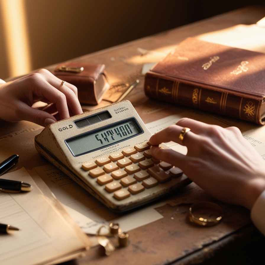محاسبه دقیق قیمت طلا با ماشین حساب