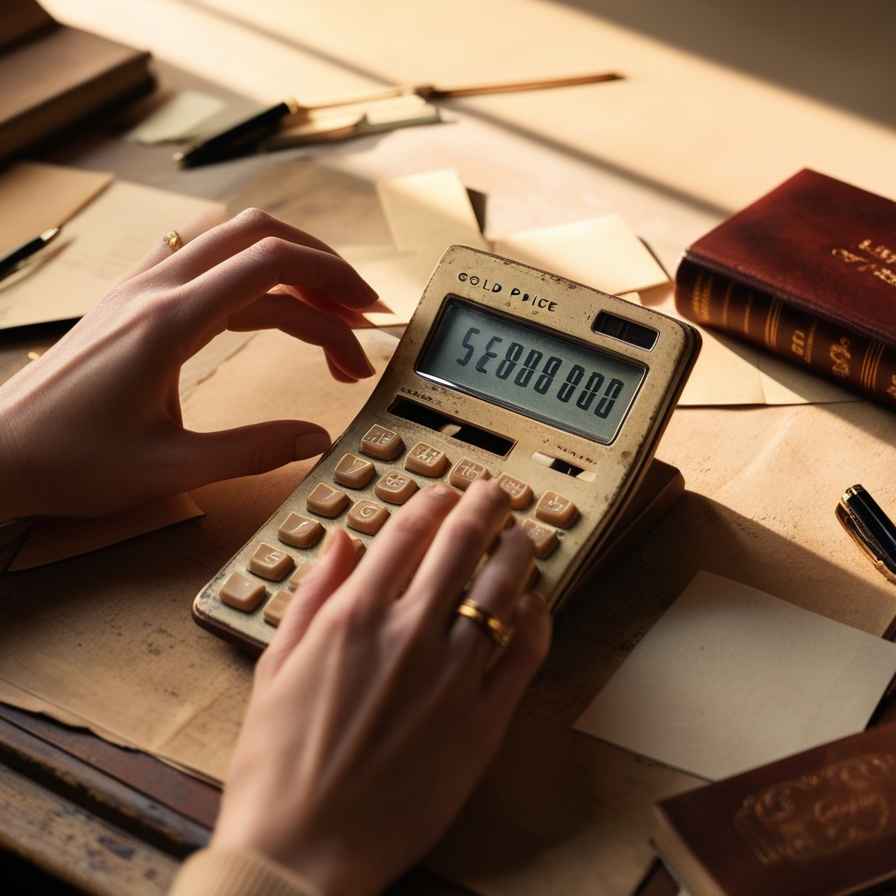 محاسبه دقیق قیمت طلا با ماشین حساب