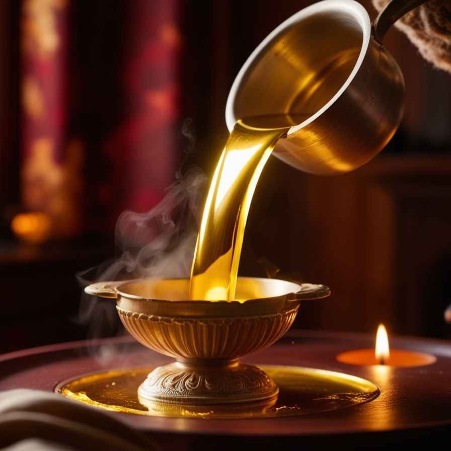 ذوب طلا در خانه