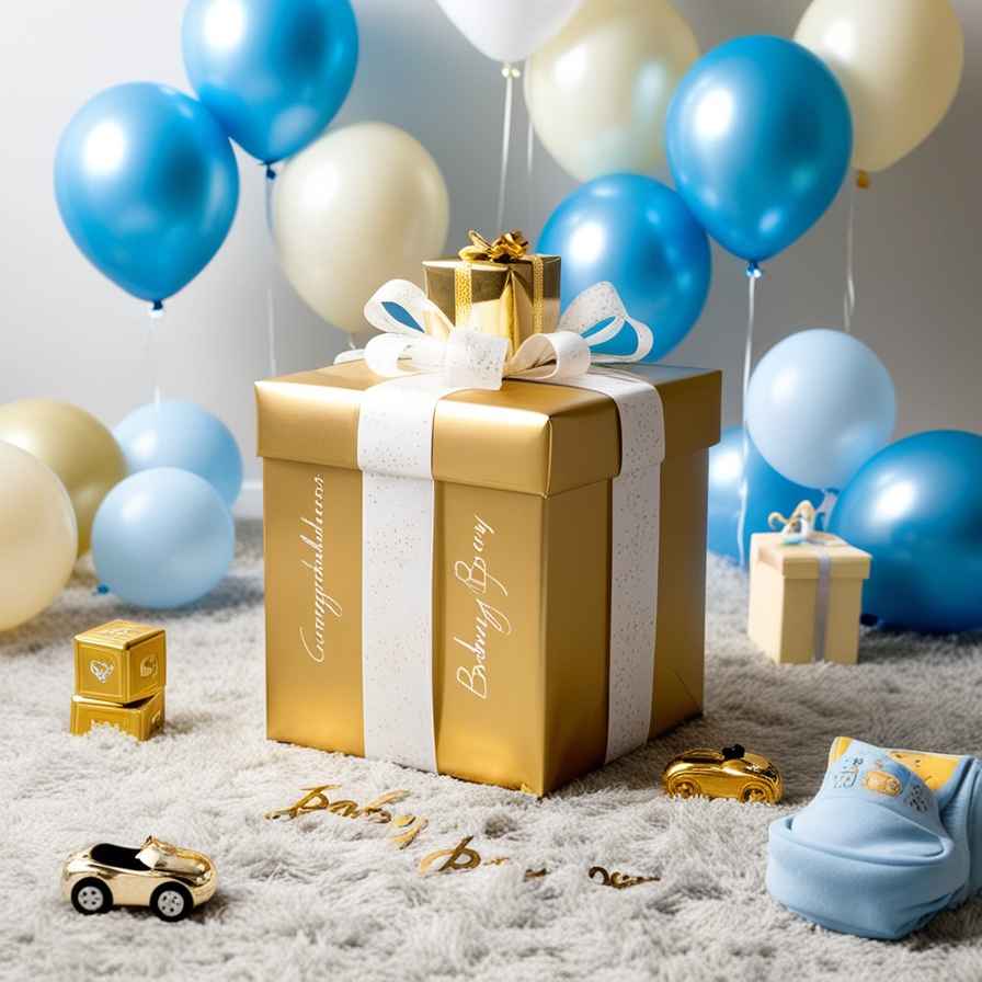 هدیه طلا برای نوزاد پسر