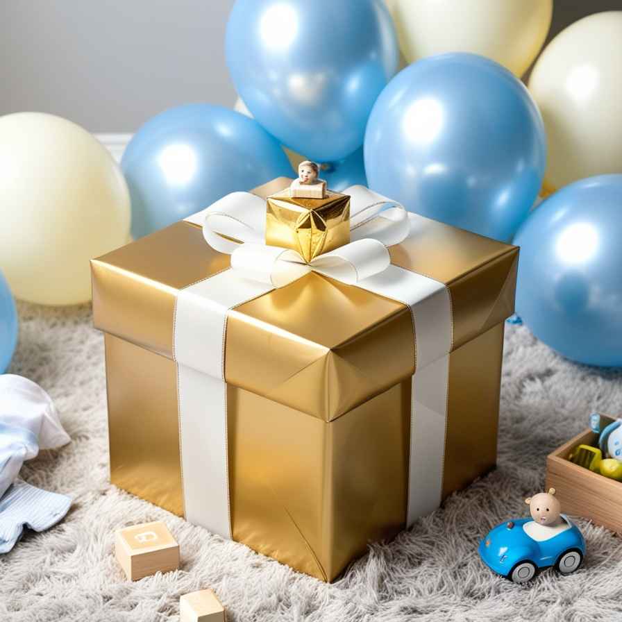 ۷ ایده هدیه طلا برای نوزاد پسر