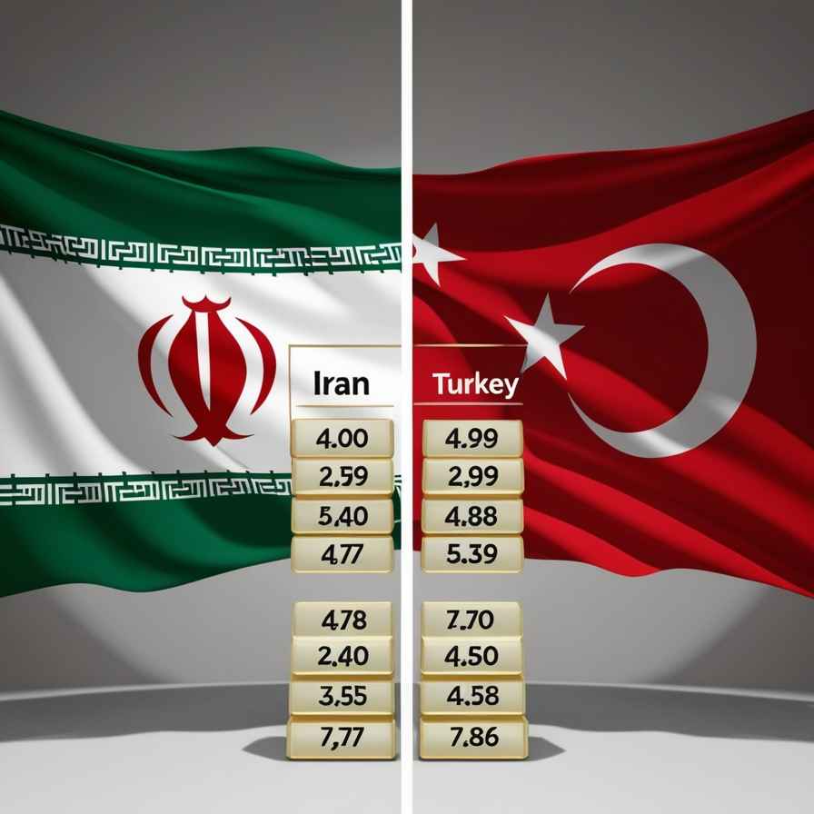 مقایسه قیمت طلا در ایران و ترکیه: کدام کشور سودآورتر است؟