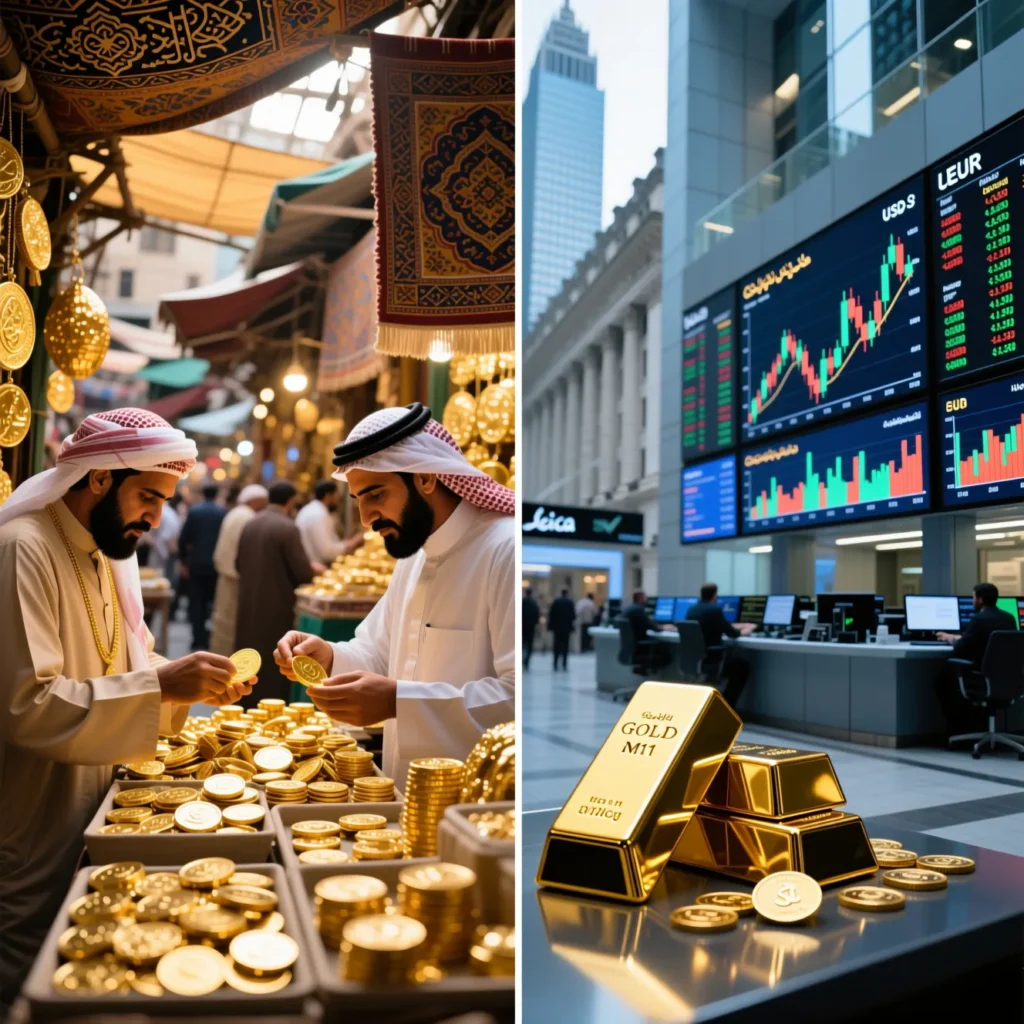 ۹ دلیل کلیدی تفاوت قیمت طلا در ایران و جهان (تحلیل عوامل مؤثر بر نرخ طلا)