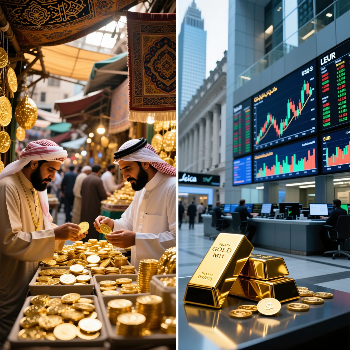 ۹ دلیل کلیدی تفاوت قیمت طلا در ایران و جهان (تحلیل عوامل مؤثر بر نرخ طلا)