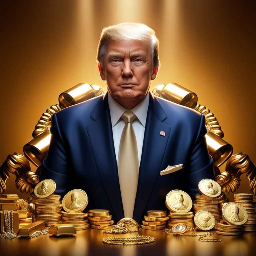 تأثیر ریاست‌ جمهوری ترامپ بر آینده قیمت طلا