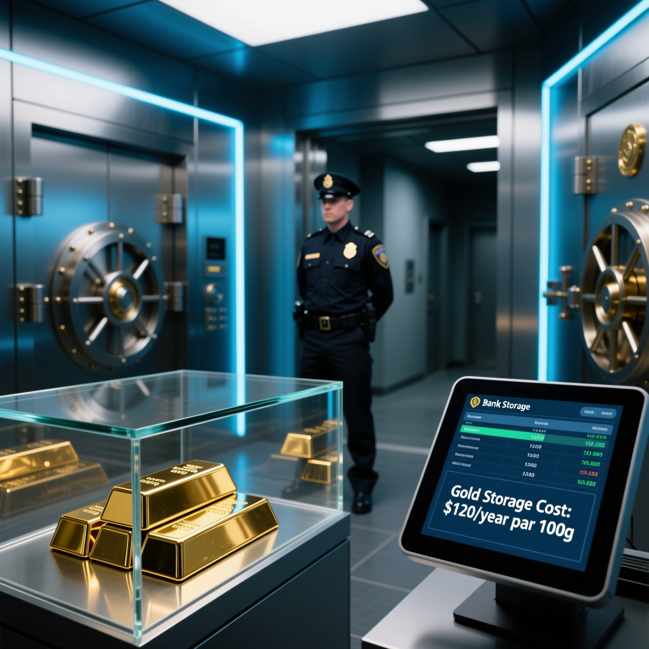 هزینه نگهداری طلا در بانک چقدر است؟ هزینه نگهداری طلا در بانک چقدر است؟