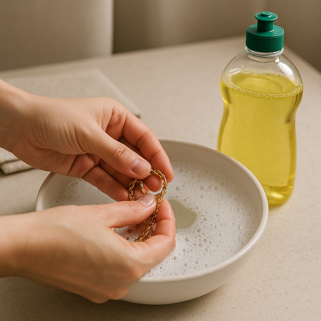 براق کردن طلا در کمترین زمان؛۱۱ روش خانگی برای درخشش طلا