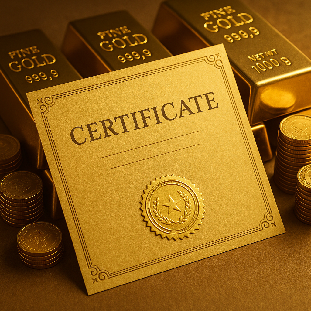 گواهی طلا چیست و چه کاربردی دارد؟