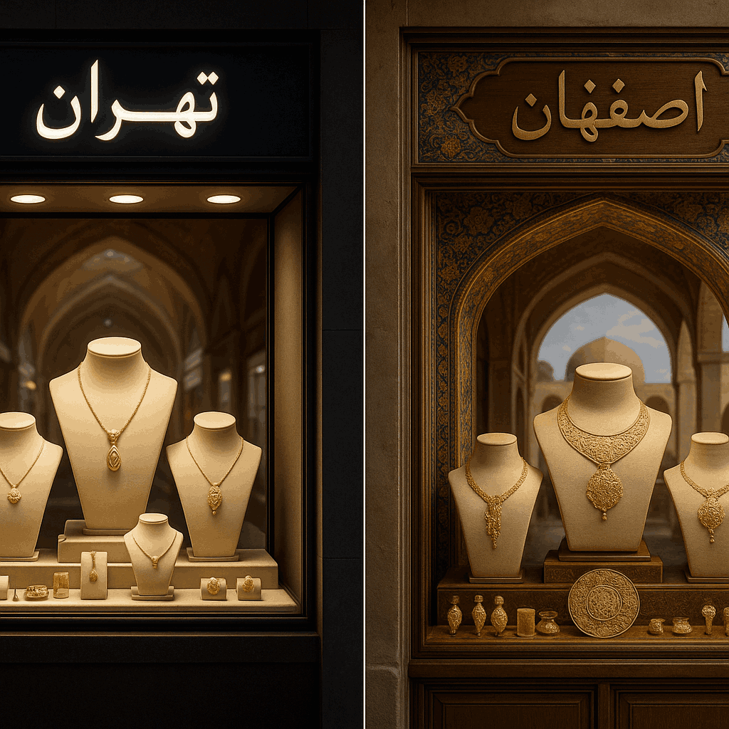 طلای تهران بهتر است یا اصفهان؟