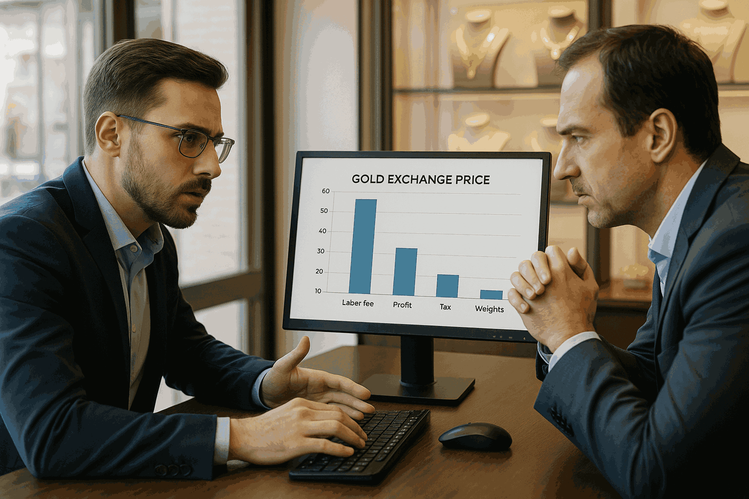 محاسبه قیمت تعویض طلا 0 تا 100