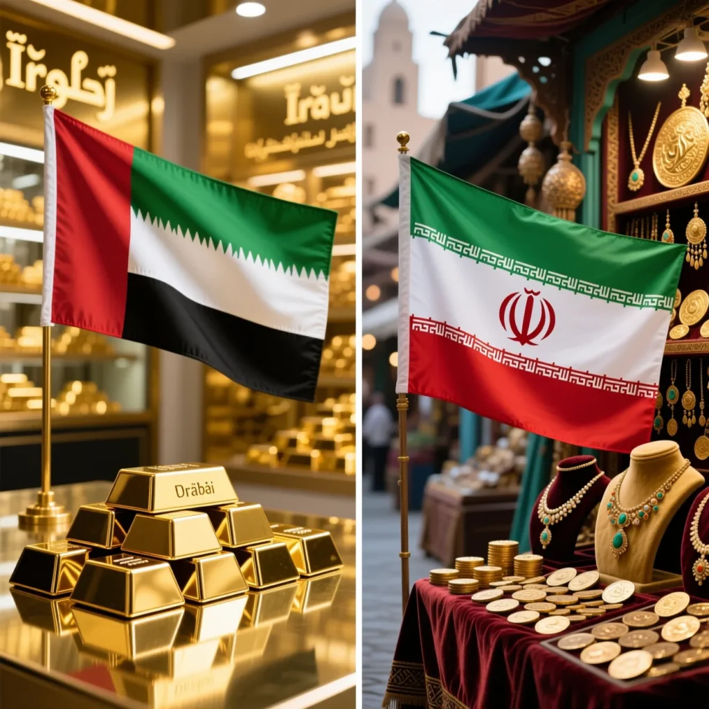 خرید طلا در دبی بهتر است یا ایران؟مقایسه قیمت، مالیات و اجرت طلا در ۱۴۰۴