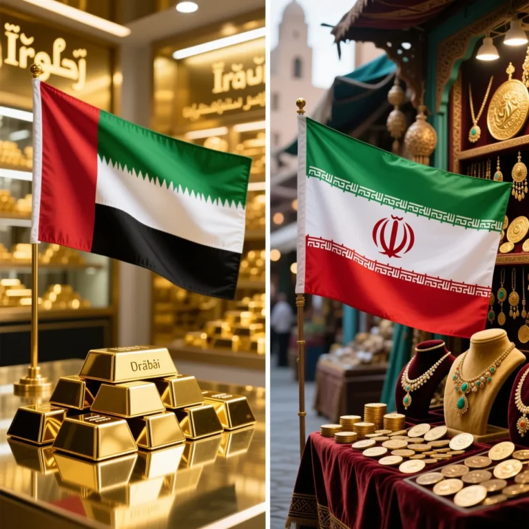 خرید طلا در دبی بهتر است یا ایران؟مقایسه قیمت، مالیات و اجرت طلا در ۱۴۰۴