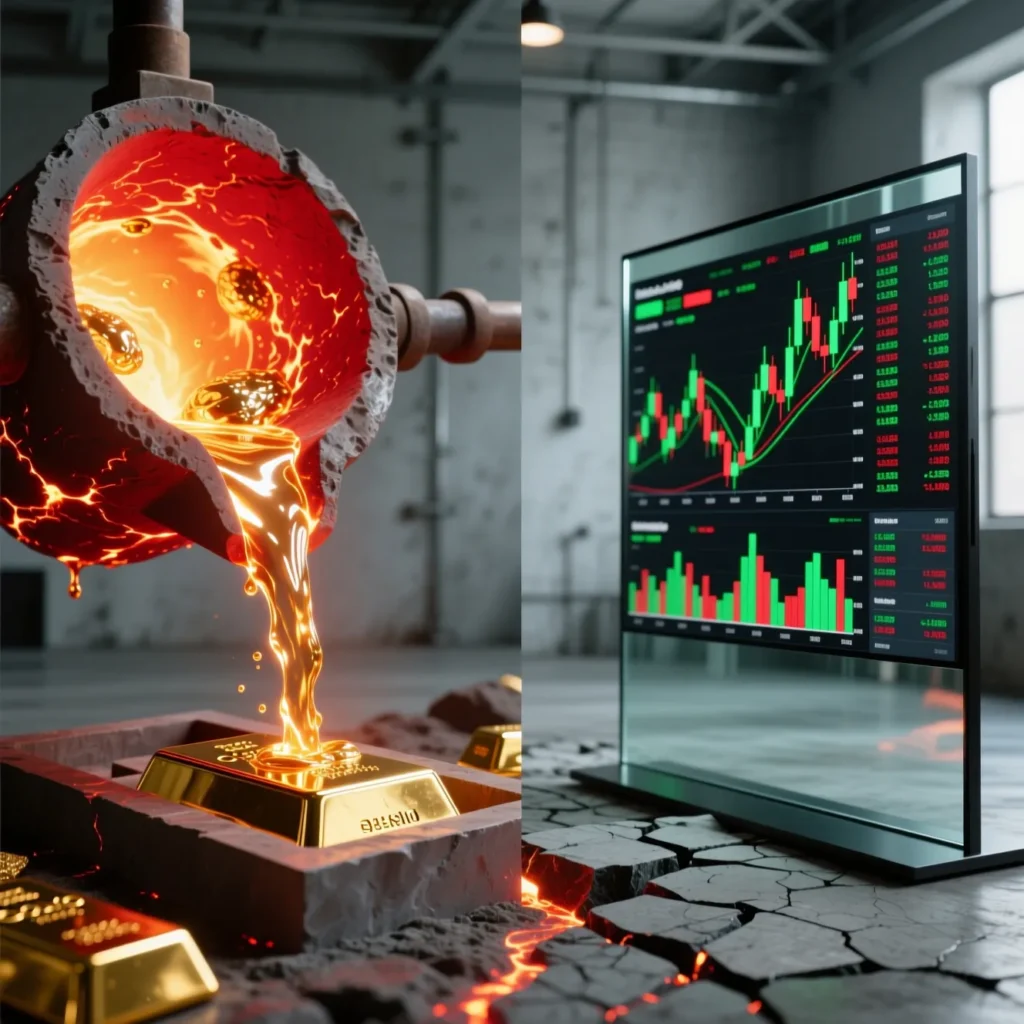 مقایسه سود طلای آب شده و بورس:کدام روش در ۱۴۰۴ کمهزینهتر و پرسودتر است؟