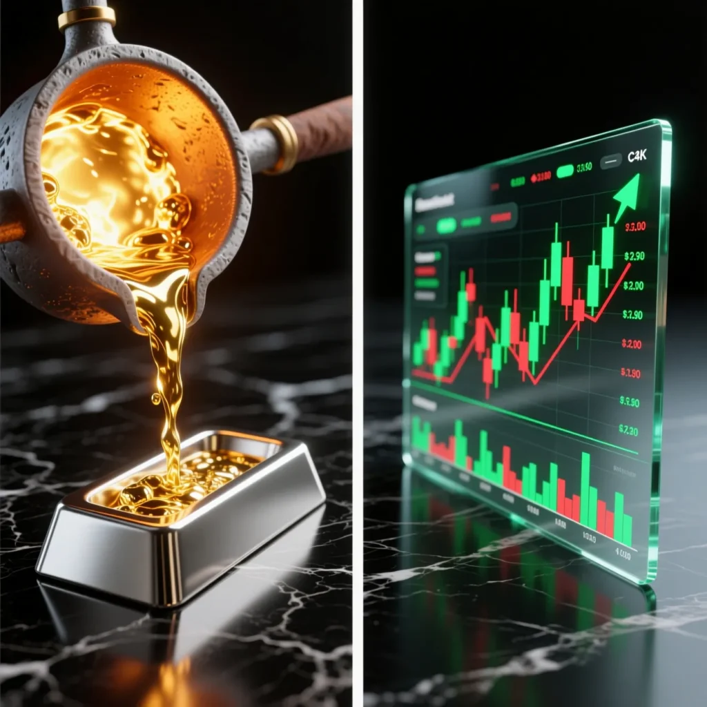 مقایسه سود طلای آب شده و بورس:کدام روش در ۱۴۰۴ کمهزینهتر و پرسودتر است؟