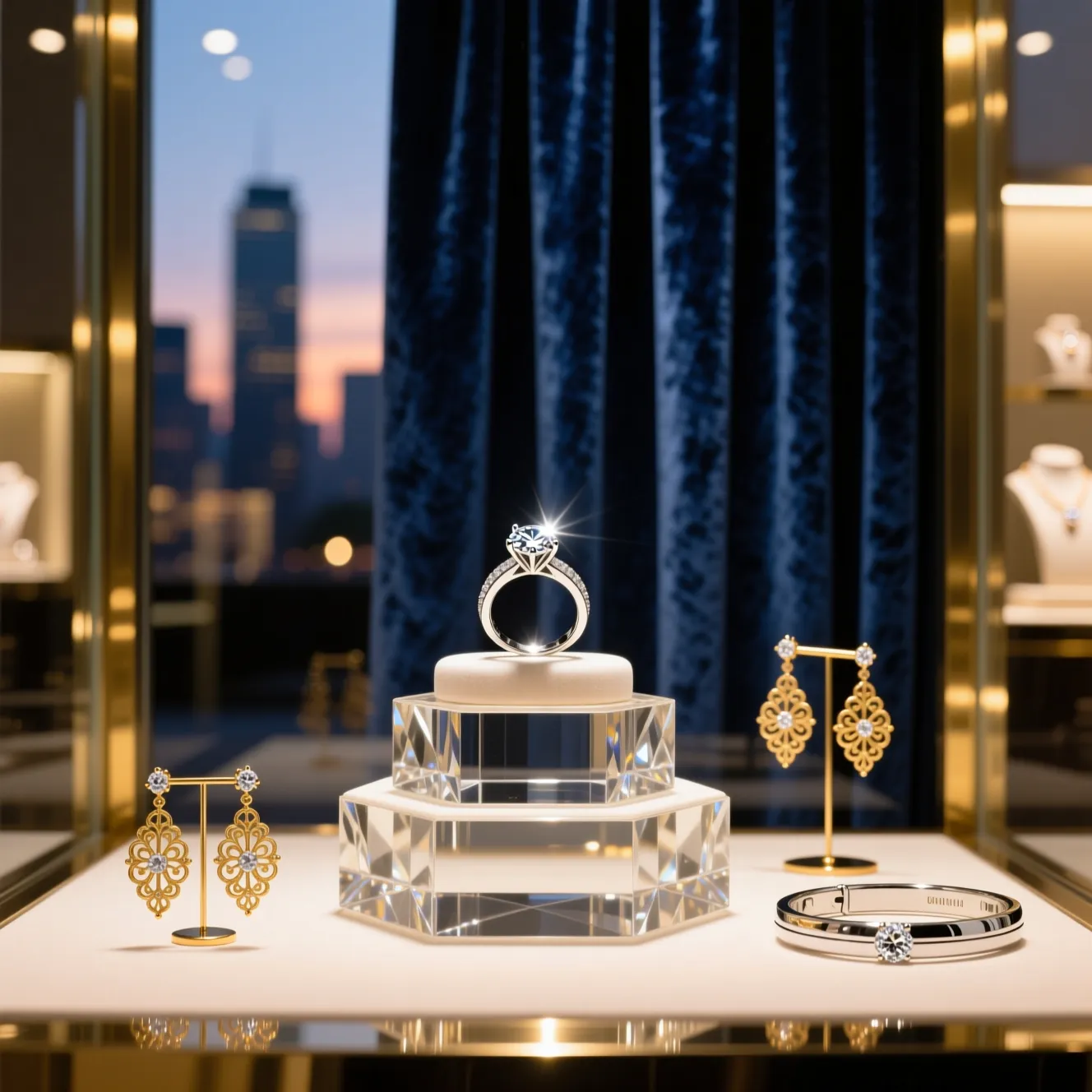 ترفندهای طلایی چیدمان ویترین طلافروشی برای جذب مشتری (راهنمای جامع)